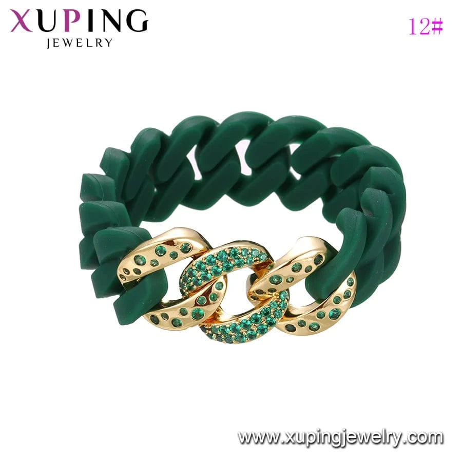 525 Xuping Buy 1 Get 1 Free Fashion new design Neutral ubiquitous cool personality bangle