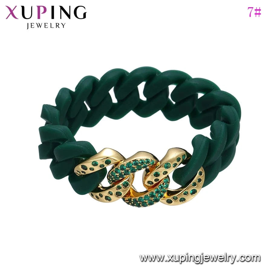 525 Xuping Buy 1 Get 1 Free Fashion new design Neutral ubiquitous cool personality bangle