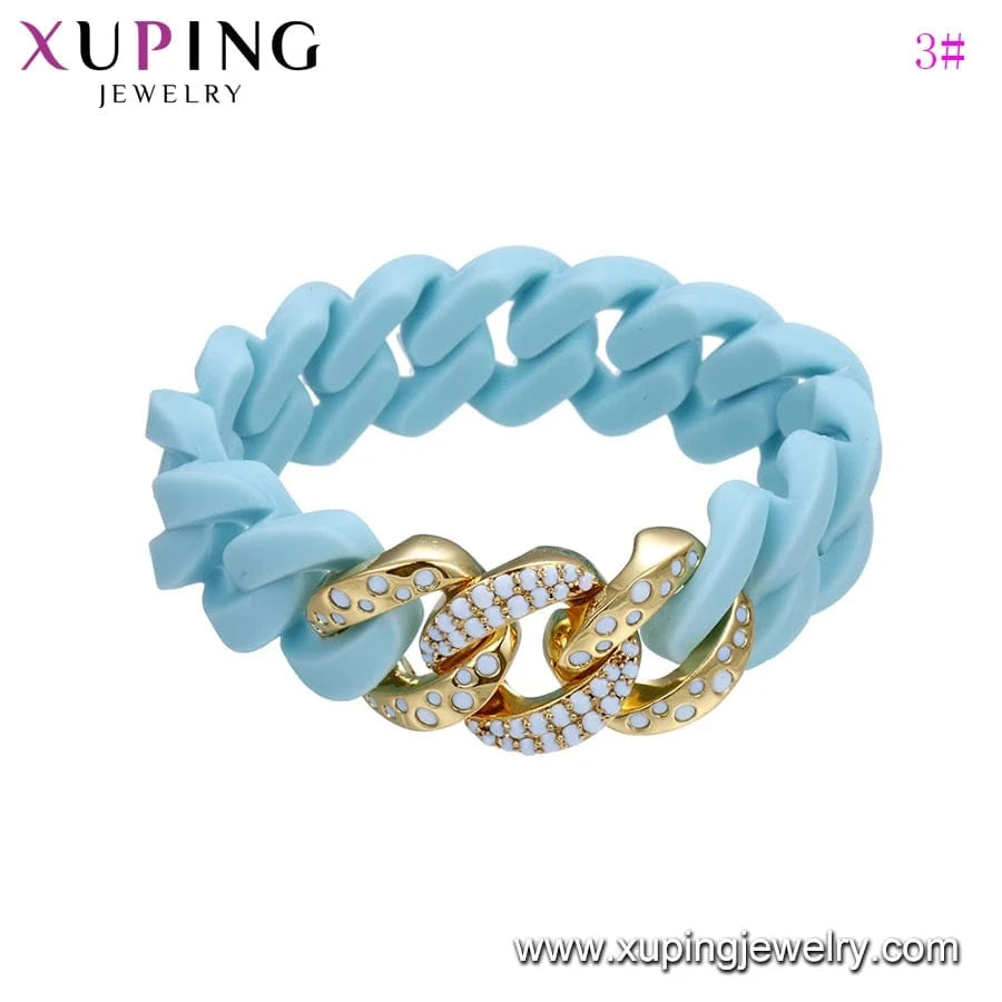 525 Xuping Buy 1 Get 1 Free Fashion new design Neutral ubiquitous cool personality bangle