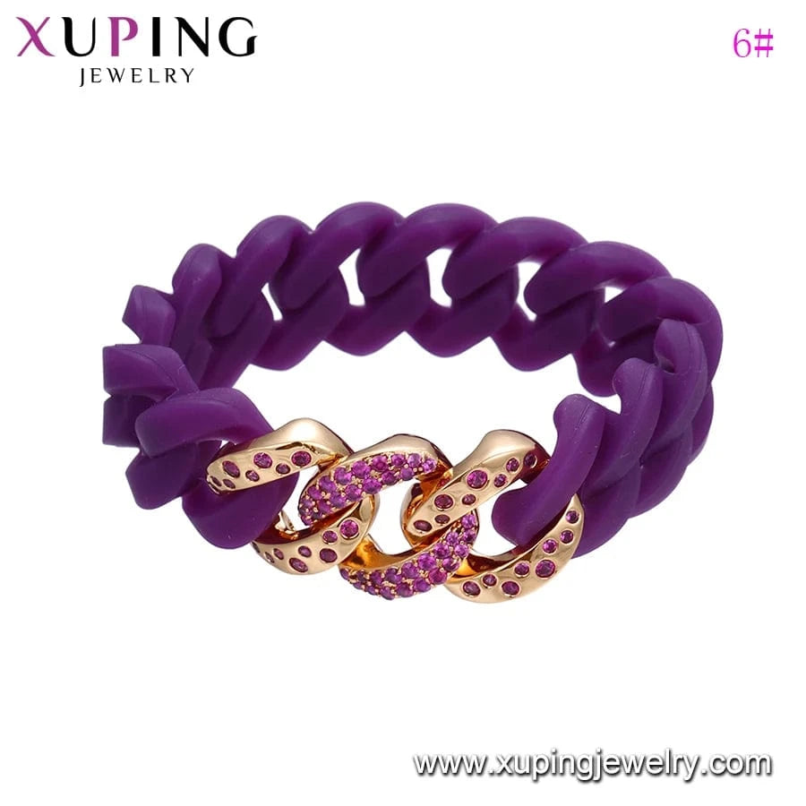 525 Xuping Buy 1 Get 1 Free Fashion new design Neutral ubiquitous cool personality bangle