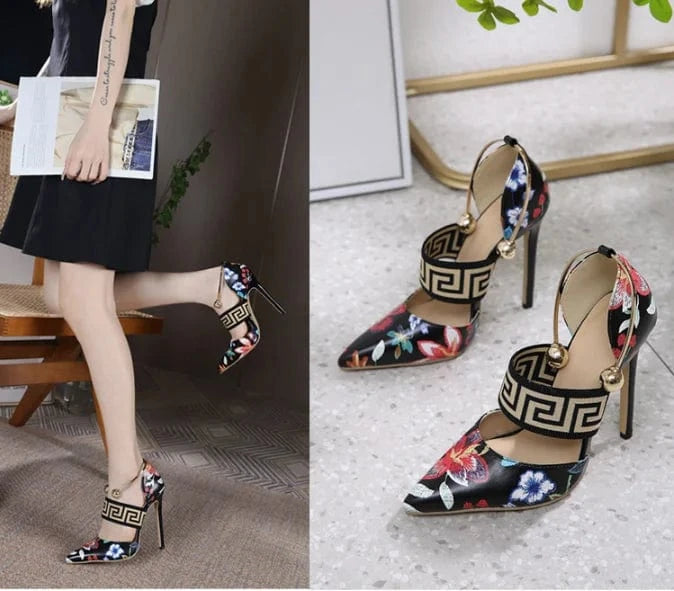 526-26 DEleventh High Heels 2023 Summer Hot Selling Shoes Pointed Toe Casual Shoes Office Shoes