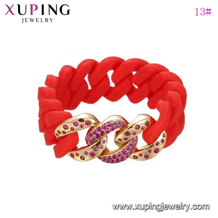 57(±2)mm / 10# 525 Xuping Buy 1 Get 1 Free Fashion new design Neutral ubiquitous cool personality bangle