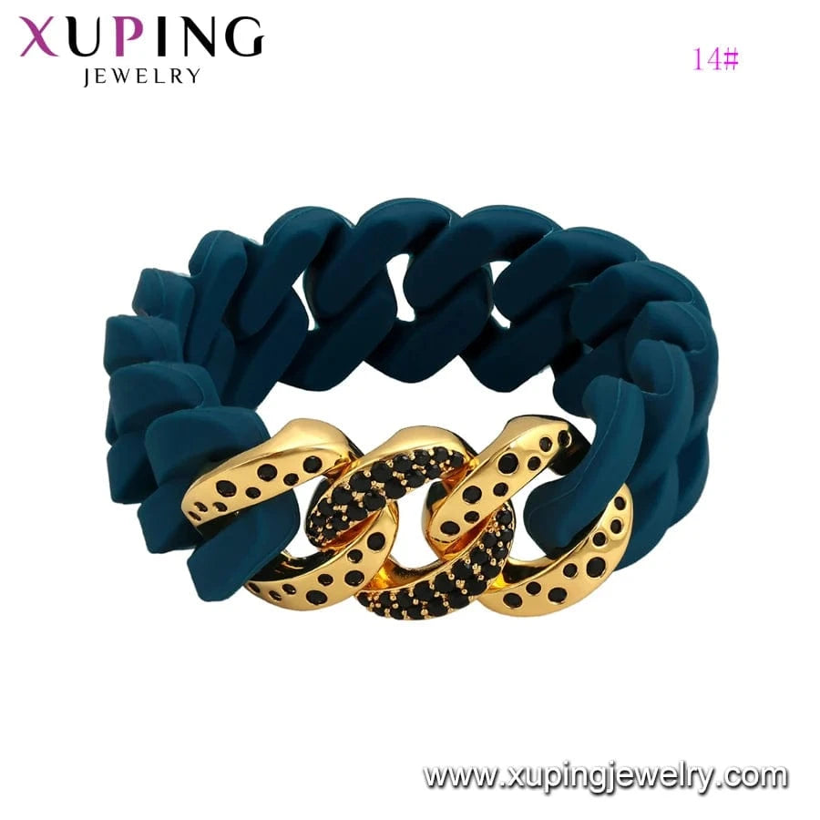 57(±2)mm / 2# 525 Xuping Buy 1 Get 1 Free Fashion new design Neutral ubiquitous cool personality bangle