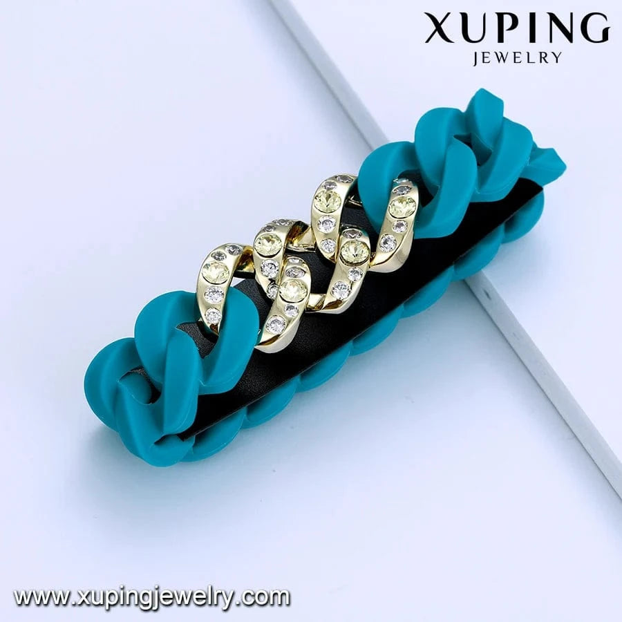 57(±2)mm / 3# 51888 Xuping Buy 1 Get 1Free Rubbzz Fashion new design Neutral ubiquitous cool personality bangle