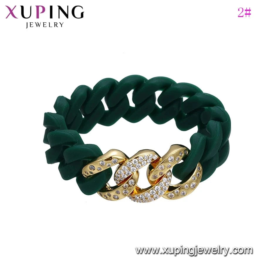 57(±2)mm / 4# 525 Xuping Buy 1 Get 1 Free Fashion new design Neutral ubiquitous cool personality bangle
