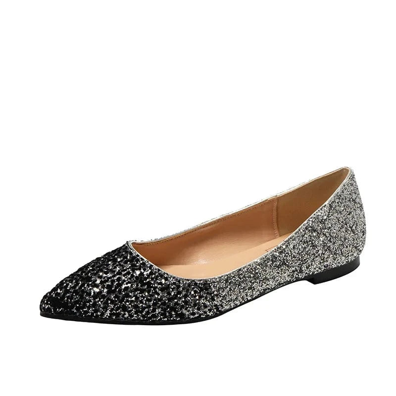 5846-02 New Women Spring Summer Crystal High Heel Pumps Female Point Toe Shallow Sequins Stilettos Ladies Wedding Dress Sandals