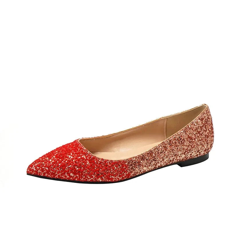 5846-02 New Women Spring Summer Crystal High Heel Pumps Female Point Toe Shallow Sequins Stilettos Ladies Wedding Dress Sandals