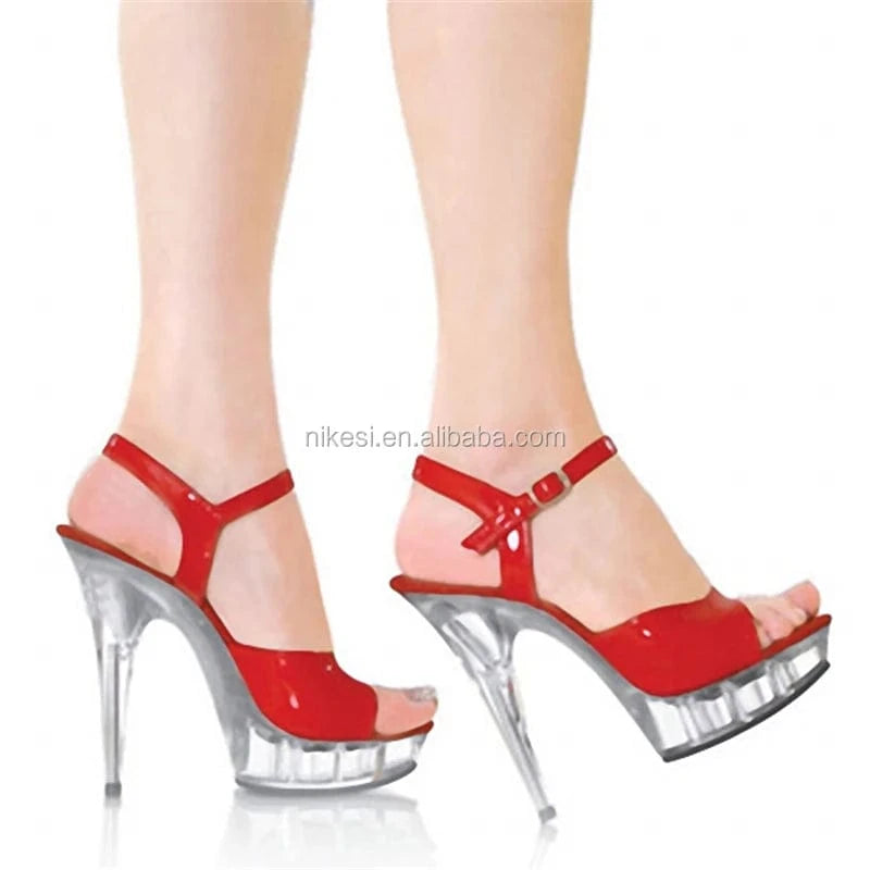 5inch-13cm New Lady's Sexy High Heels Dance Shoes High Heels Sandals Women's Night Club Pole Dancing Sandals