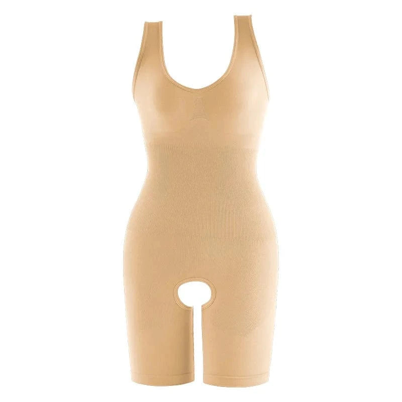 5XL / Beige 2024 Dropshipping Waist Belt Fajas Colombianas Corrective Girdle Tummy Control Slimming Body Suit Faja Shapewear Women