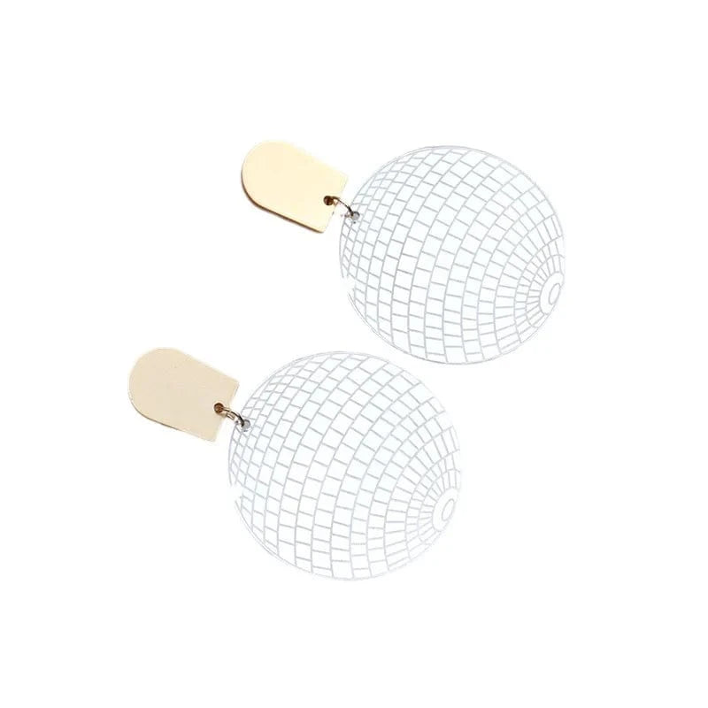 6 Colors Multicolor Ball Drop Earrings Colorful Acrylic Earrings Ears Jewelry For Woman Girls Gift Jewelry Statement Earrings