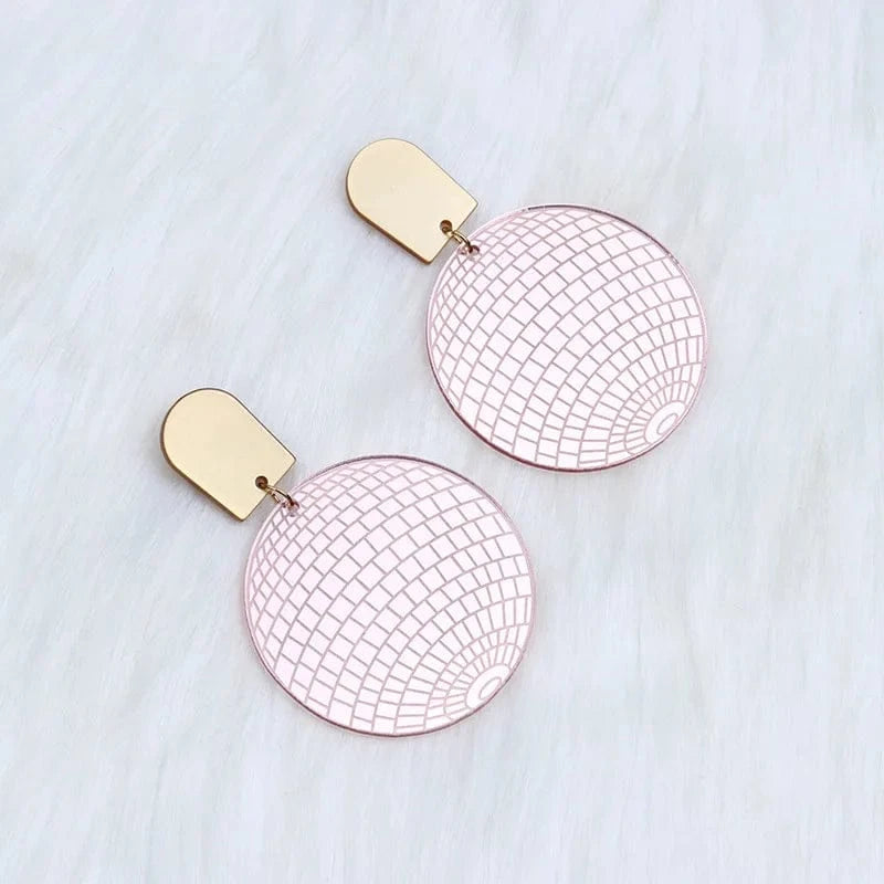 6 Colors Multicolor Ball Drop Earrings Colorful Acrylic Earrings Ears Jewelry For Woman Girls Gift Jewelry Statement Earrings