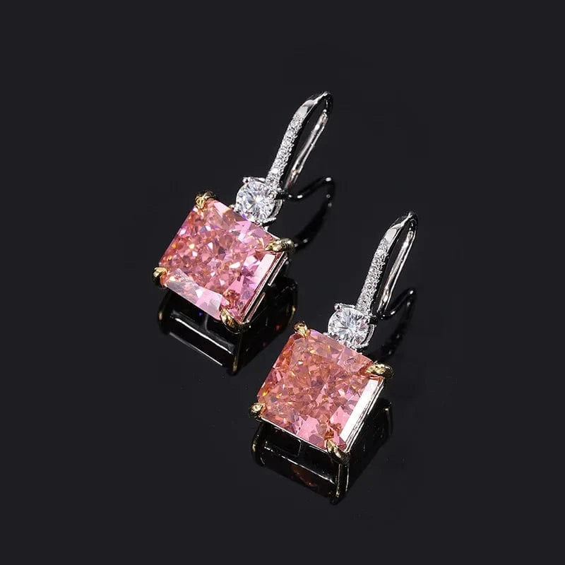 6 / earrings 2024 Hot seller Dubai  luxury texture 100% s 925 sterling silver high carbon diamond Wedding jewelry sets