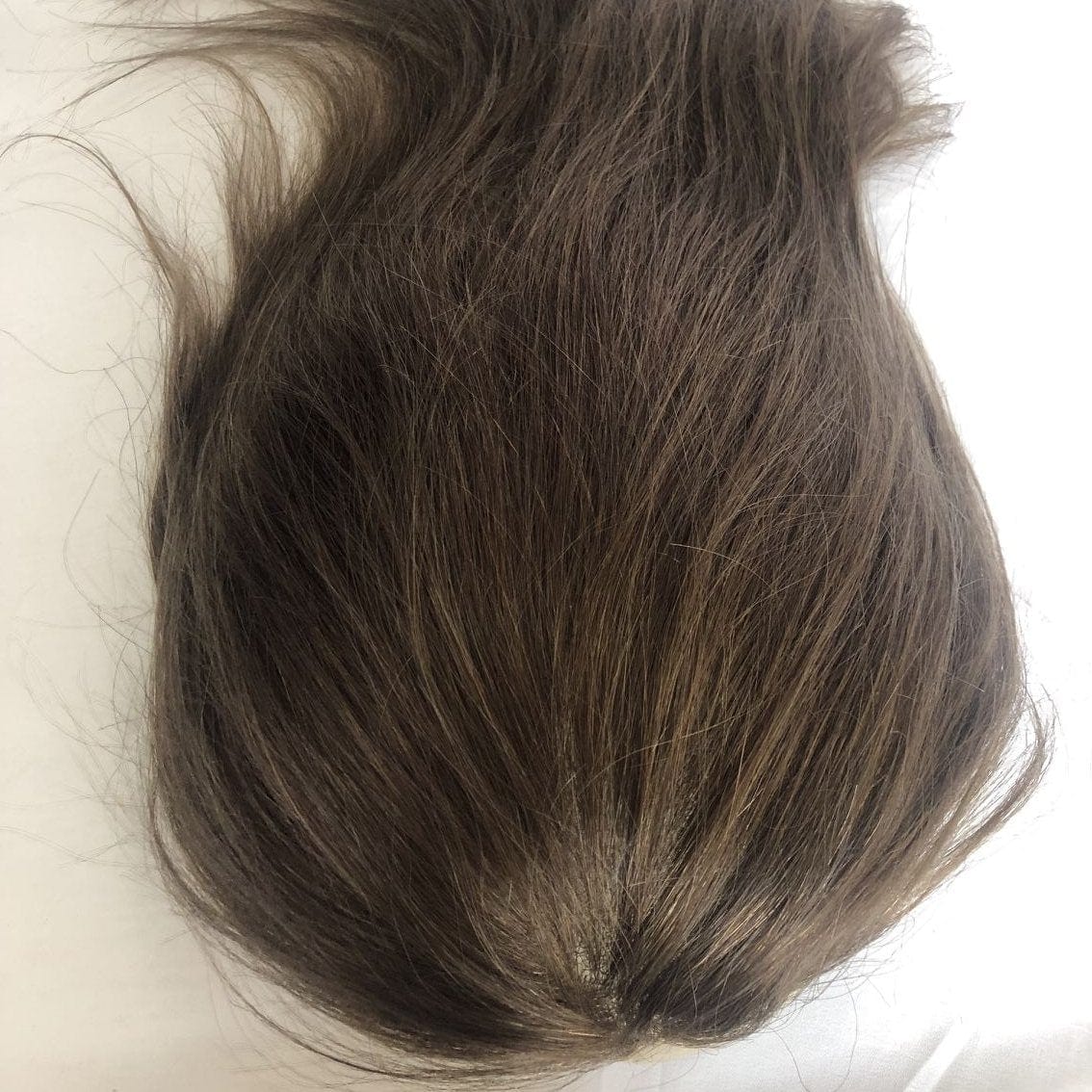 #6 Toupee Swiss Lace with PU Cambodian Hair Mens Toupee Brown Color 100% Human Hair Man Toupee Hair System