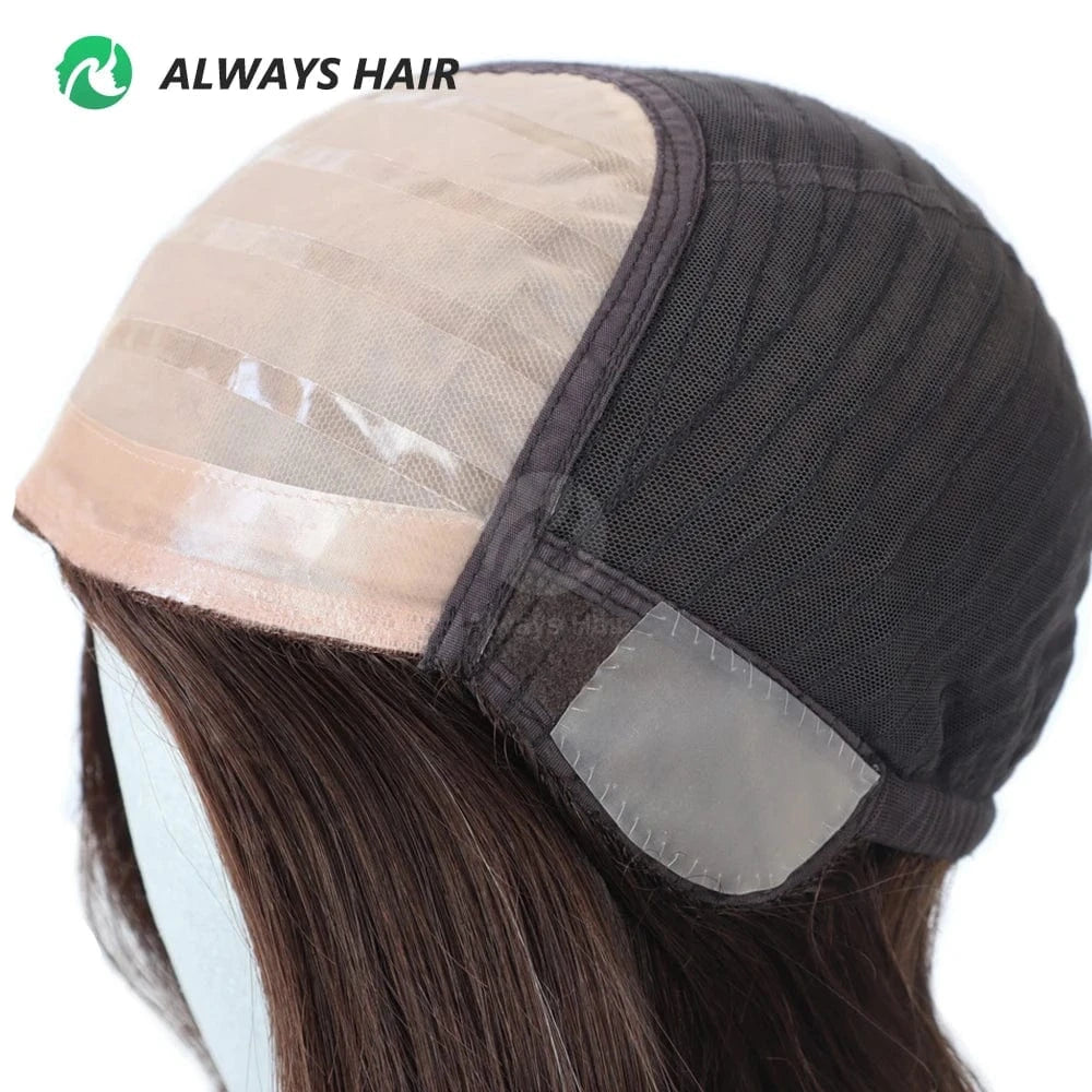 #613 / 12.5" Wholesale High Quality 613 Handtied Wig Human Hair for Lady's