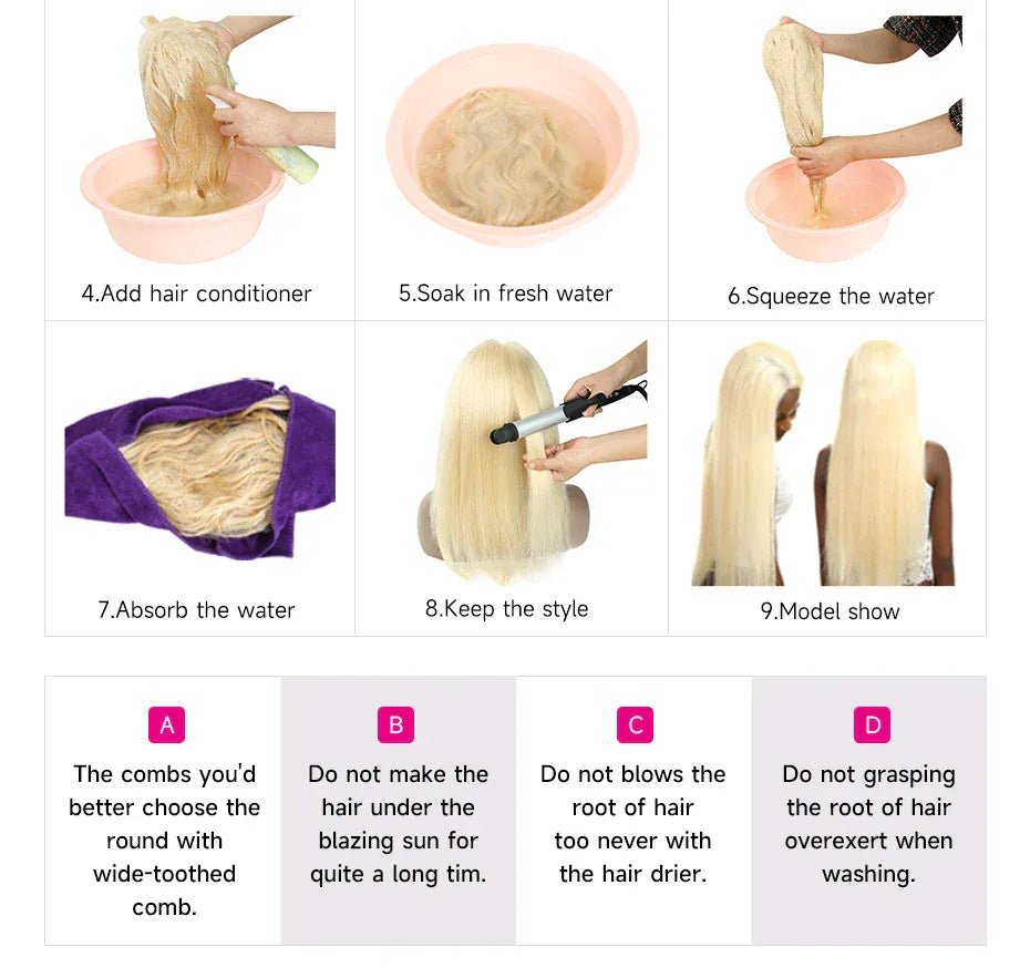 613 300% Density 30 40 Inch Lace Wig Human Hair Straight 13x4 13x6 HD Lace Front Wigs For Women Blonde Colored Human Hair Wigs - SN Wigs & More