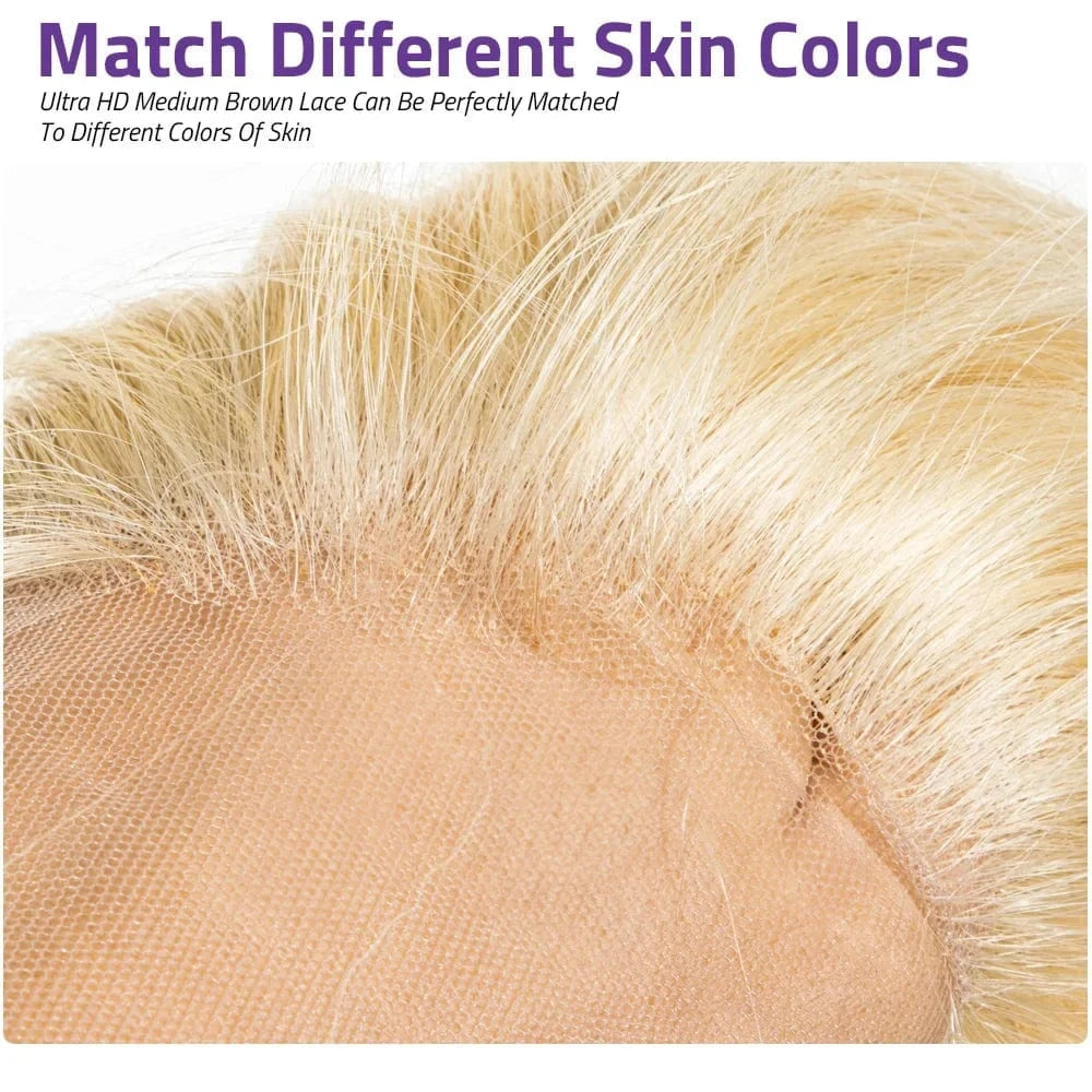 613 Blonde Body Wave 13x6 HD Lace Frontal 100 Human Hair Wigs 30 36 Inch Honey Colored Lace Closure Front Wig for Black Women