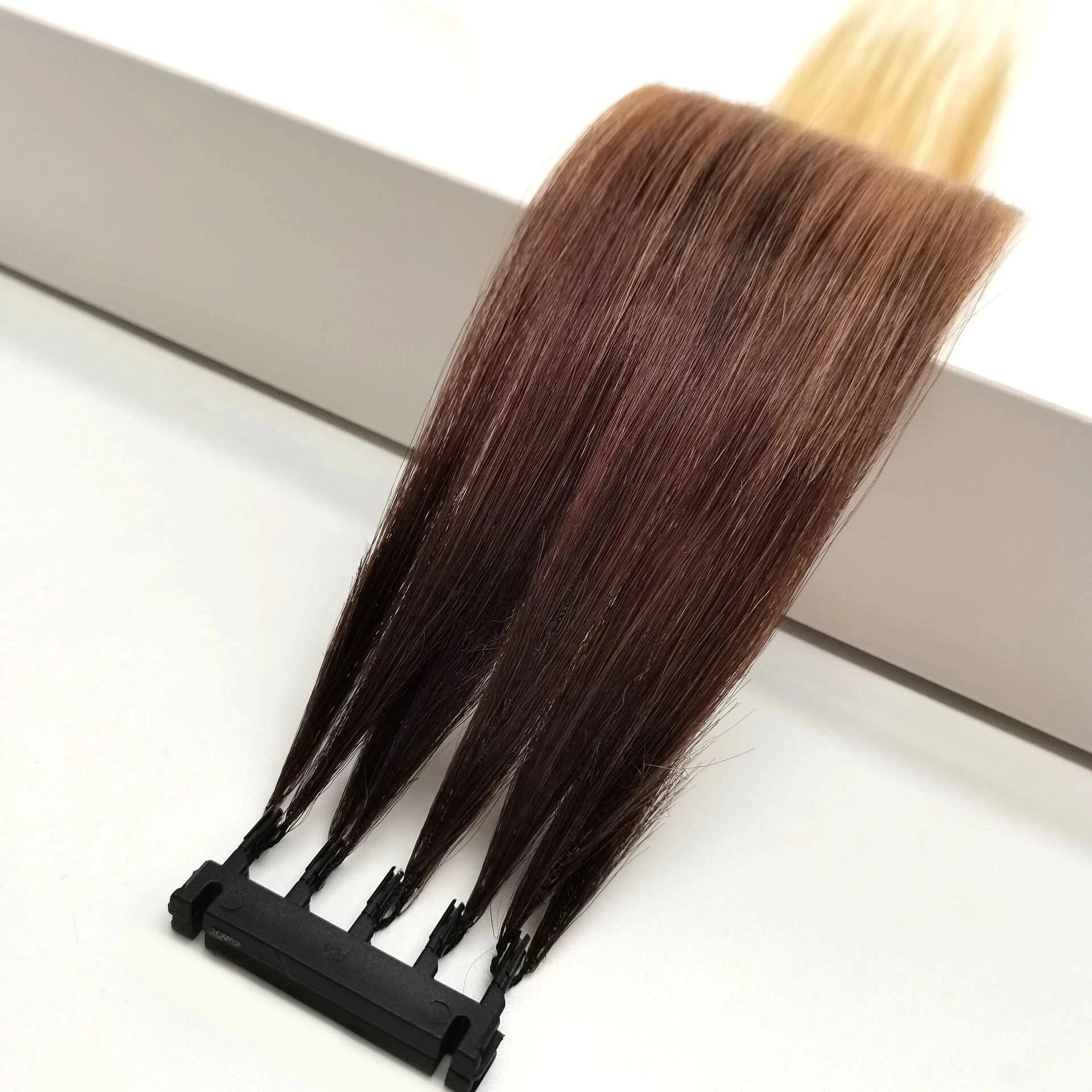 6D Hair Extensions  Natural Human Hair Cuticle Aligned Remy Virgin feather 6d hair extension