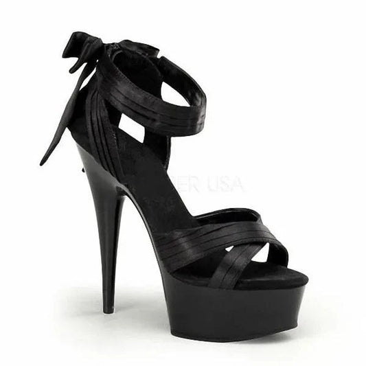 6inch-15cm Red banquet dress shoes lovely bowknot hollowed-out bag with super high heels bride's wedding shoes and sandals