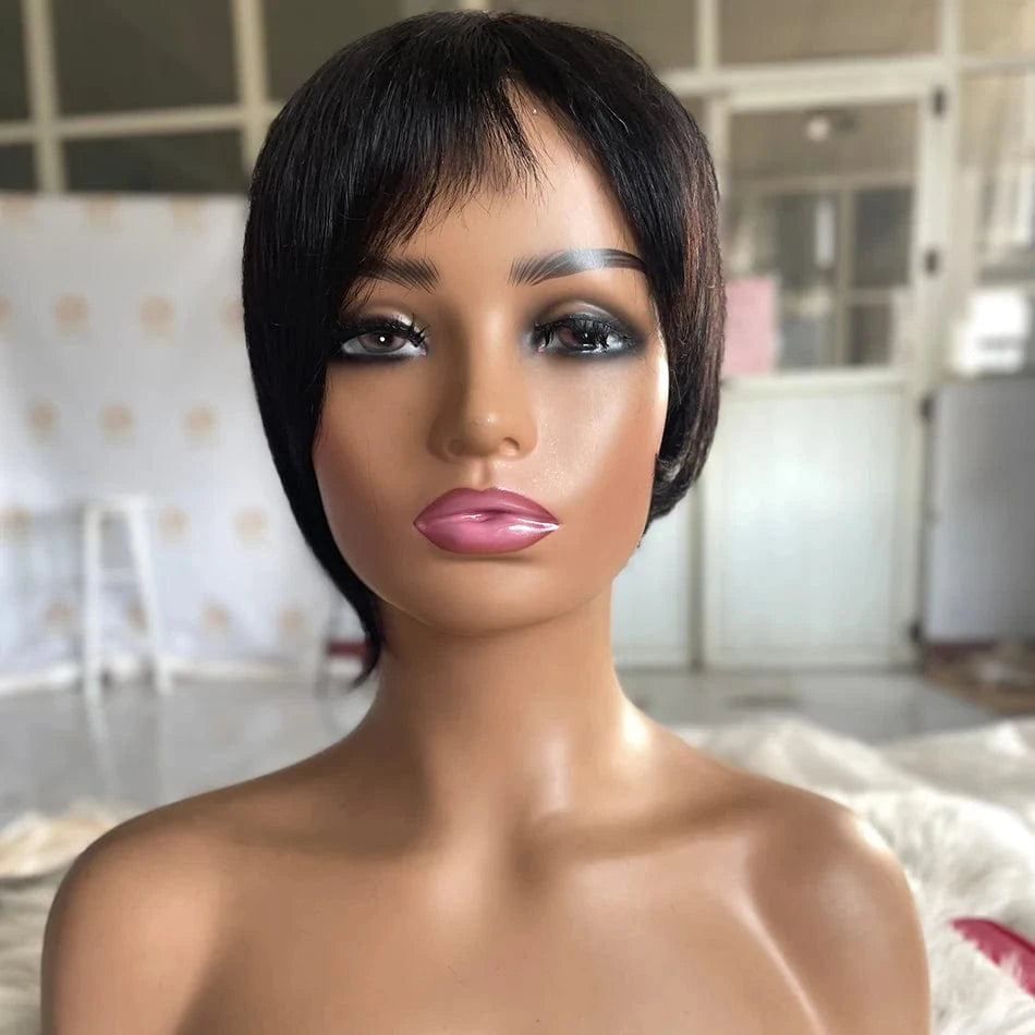 8 Inch Deep Curly Short Cut Bob Wigs Human Hair Bob Lace Frontal Wig Front Pre Plucked Original Brazilian with Baby Hair