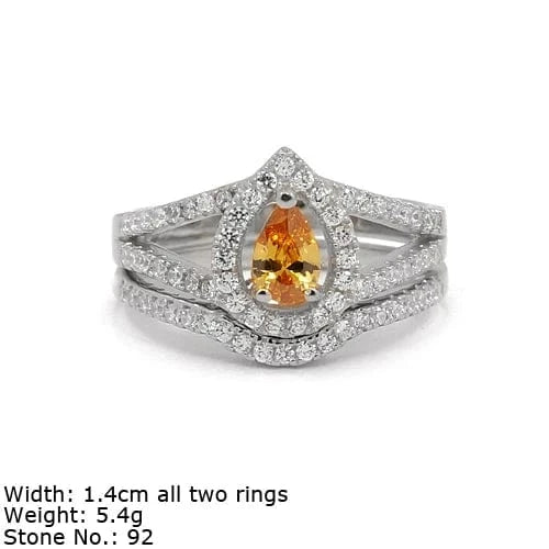 8 / White 925 Sterling Silver Jewelry Stacking Rings Jewelry Women Fashion Jewelry Rings