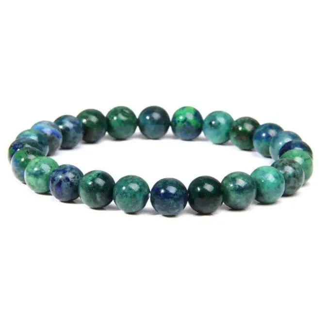 8mm / 19CM / Phoenix lapis lazuli 8mm Gorgeous Semi-Precious Gemstones Round Beads Energy Power Crystal Reiki Healing Elastic Stretch Bracelet for Women Men Gifts