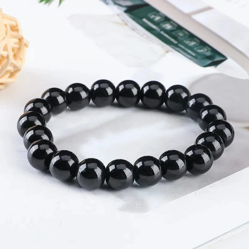 8mm Gorgeous Semi-Precious Gemstones Round Beads Energy Power Crystal Reiki Healing Elastic Stretch Bracelet for Women Men Gifts