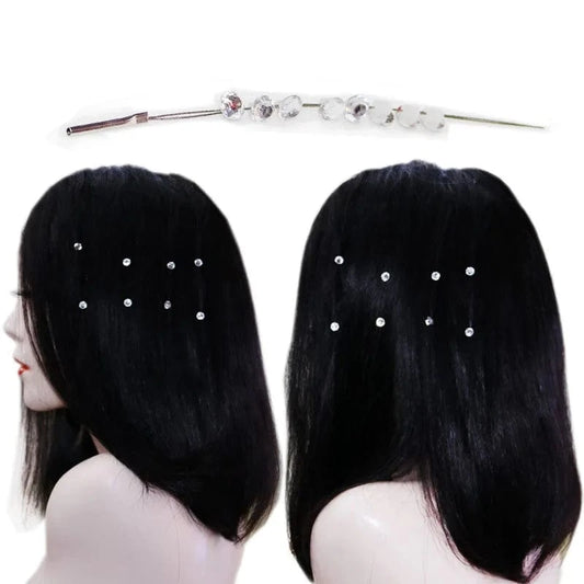 8pcs/lot Blinger Deluxe Set, Radiance Collection Bling Hair Jewelry Comes with Glam Styling Tool Click Hair Bling