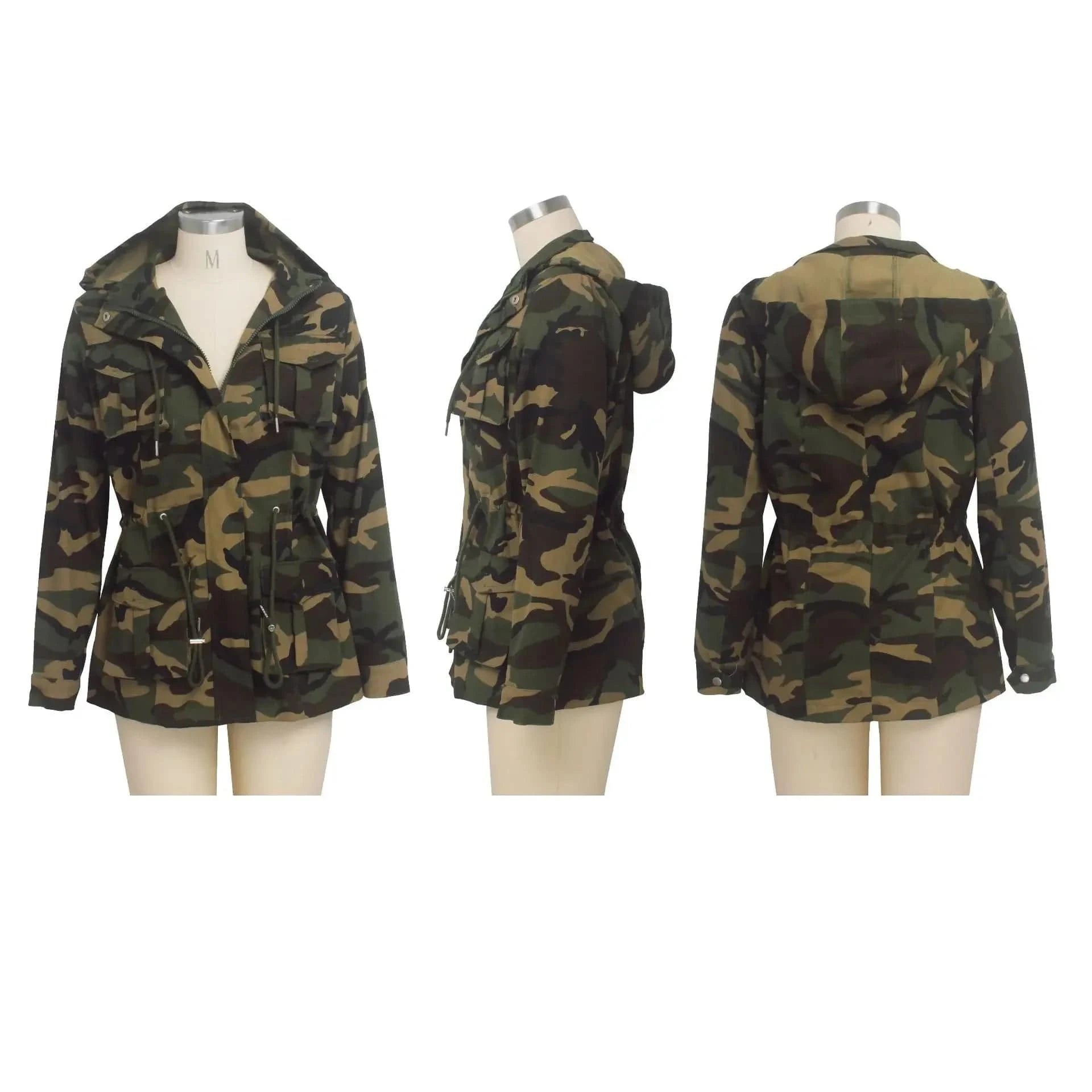 91110-MX30 Wholesale Direct Sales Casual Going Out Leisure Hooded Style Jacket Apparel For Women Sehe Fashion