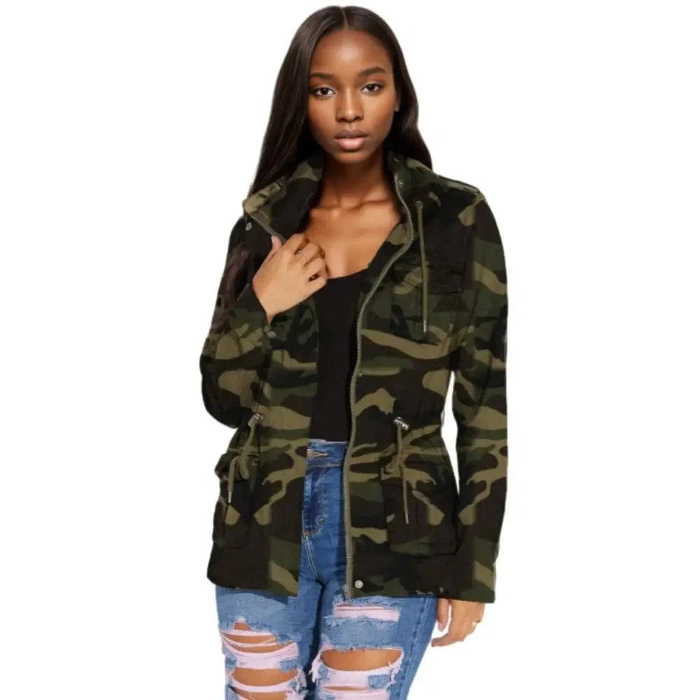 91110-MX30 Wholesale Direct Sales Casual Going Out Leisure Hooded Style Jacket Apparel For Women Sehe Fashion