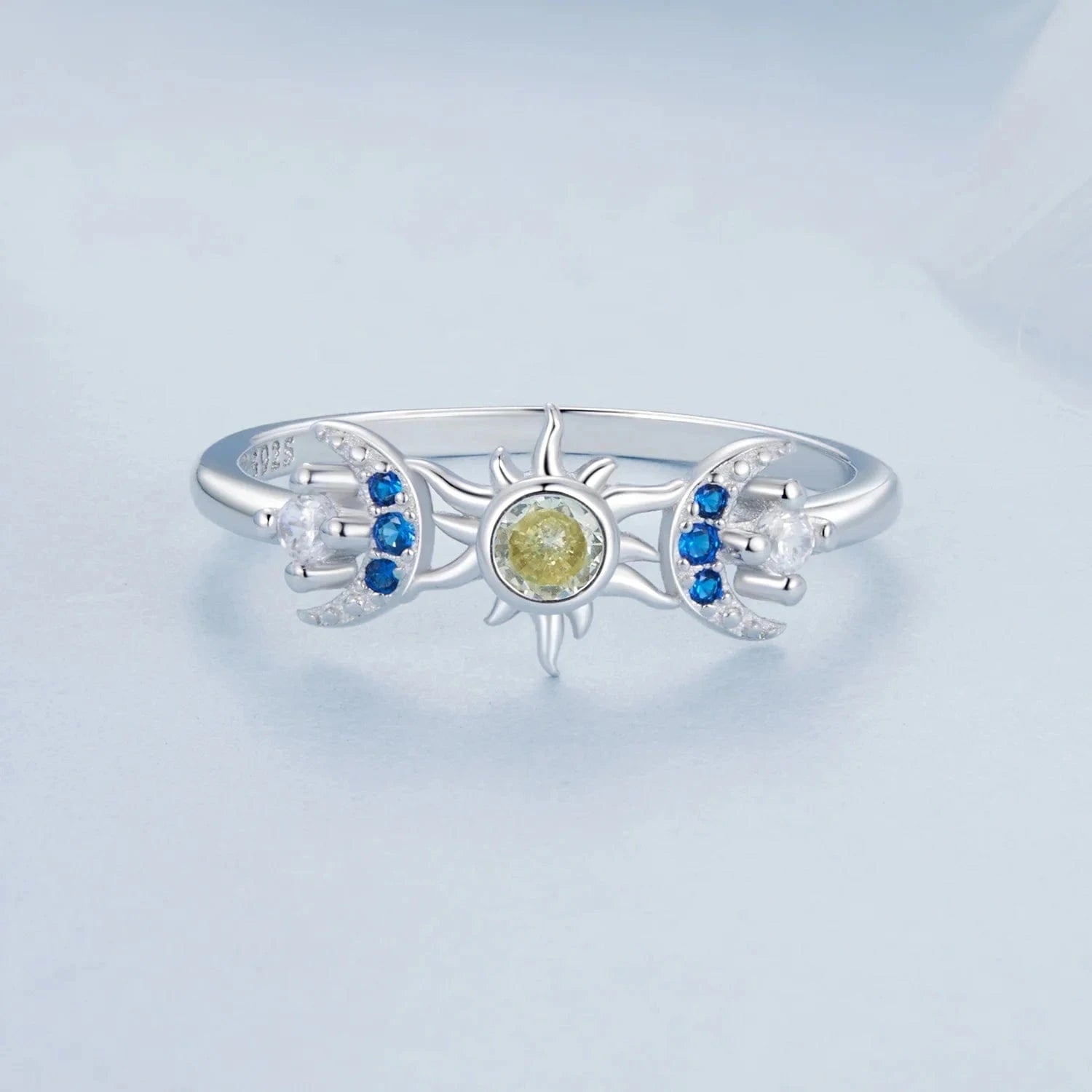 925 Sterling Silver Fashion Jewelry Sets Fine Jewelry Making Wholesale Sun Moon Rope Bracelet Necklace Ring Charm Pendant Set