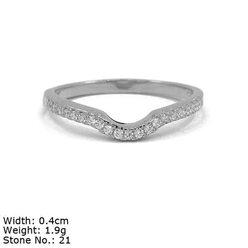 925 Sterling Silver Jewelry Stacking Rings Jewelry Women Fashion Jewelry Rings