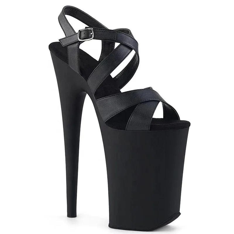 9inch-23cm Heeled Sandals high-heeled sexy nightclub foreign-fetish sandals slippers