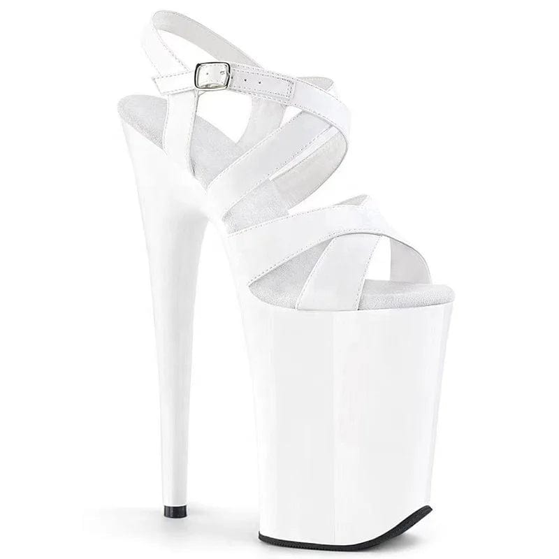 9inch-23cm Heeled Sandals high-heeled sexy nightclub foreign-fetish sandals slippers