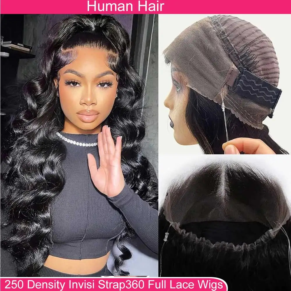 Glueless Brazilian Body Wave Lace Frontal Wig for Women