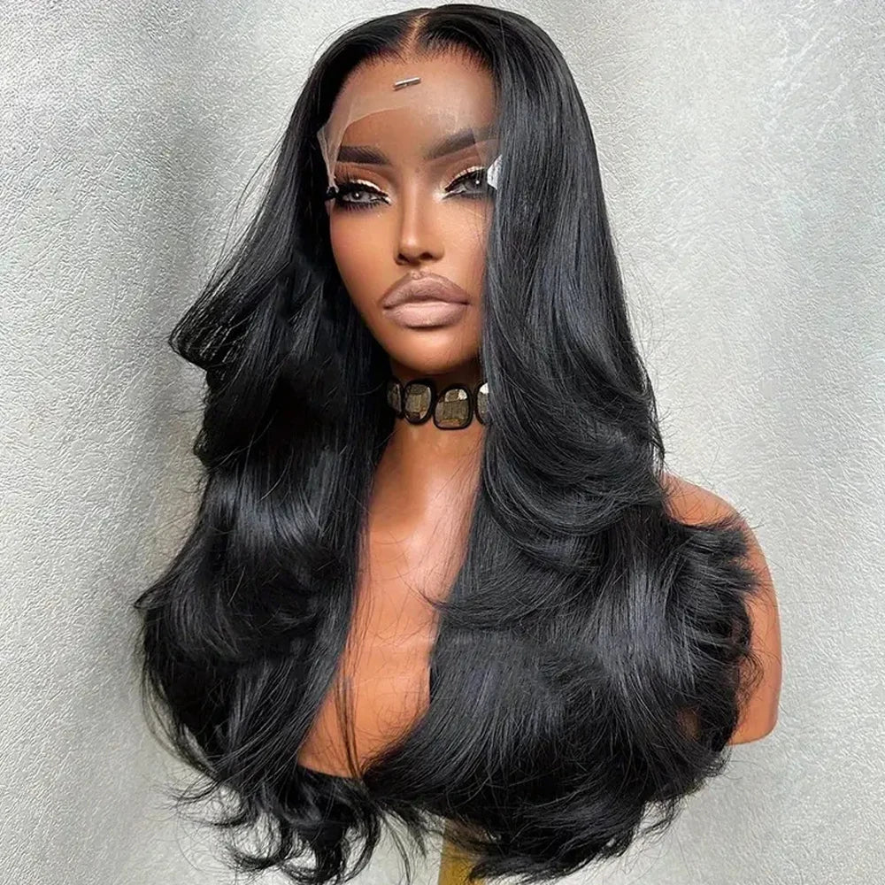 Glueless Body Wave Human Hair Lace Front Wig for Women