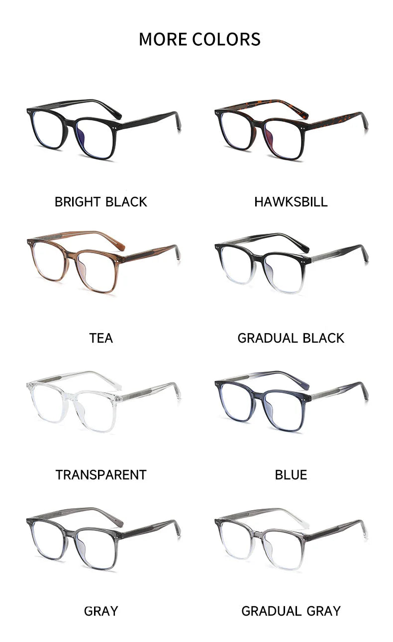 Vintage Square Blue Light Blocking Glasses for Women