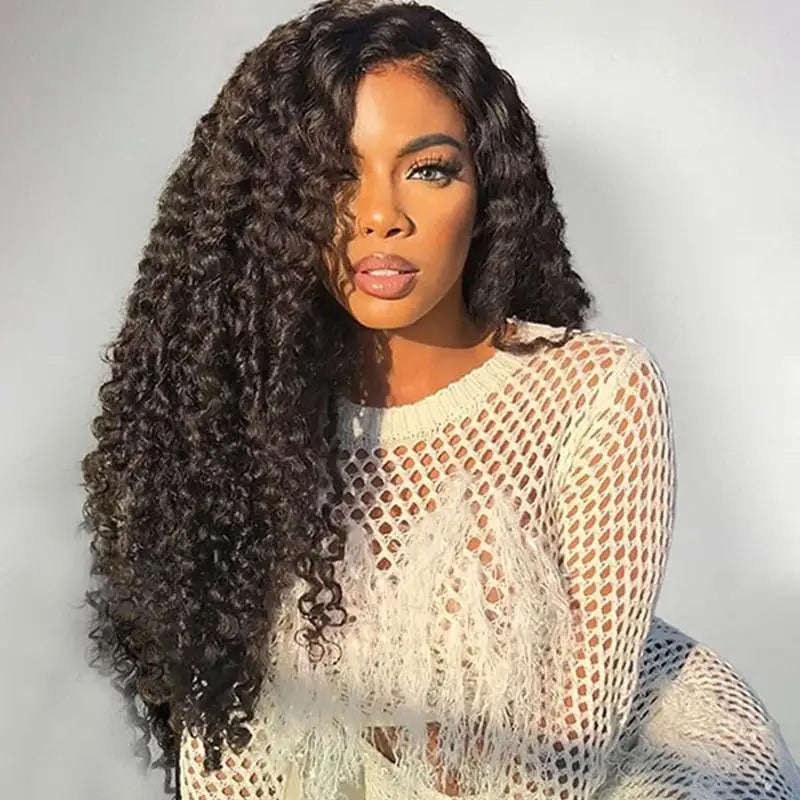 Spiral Kinky Curly Half Wig