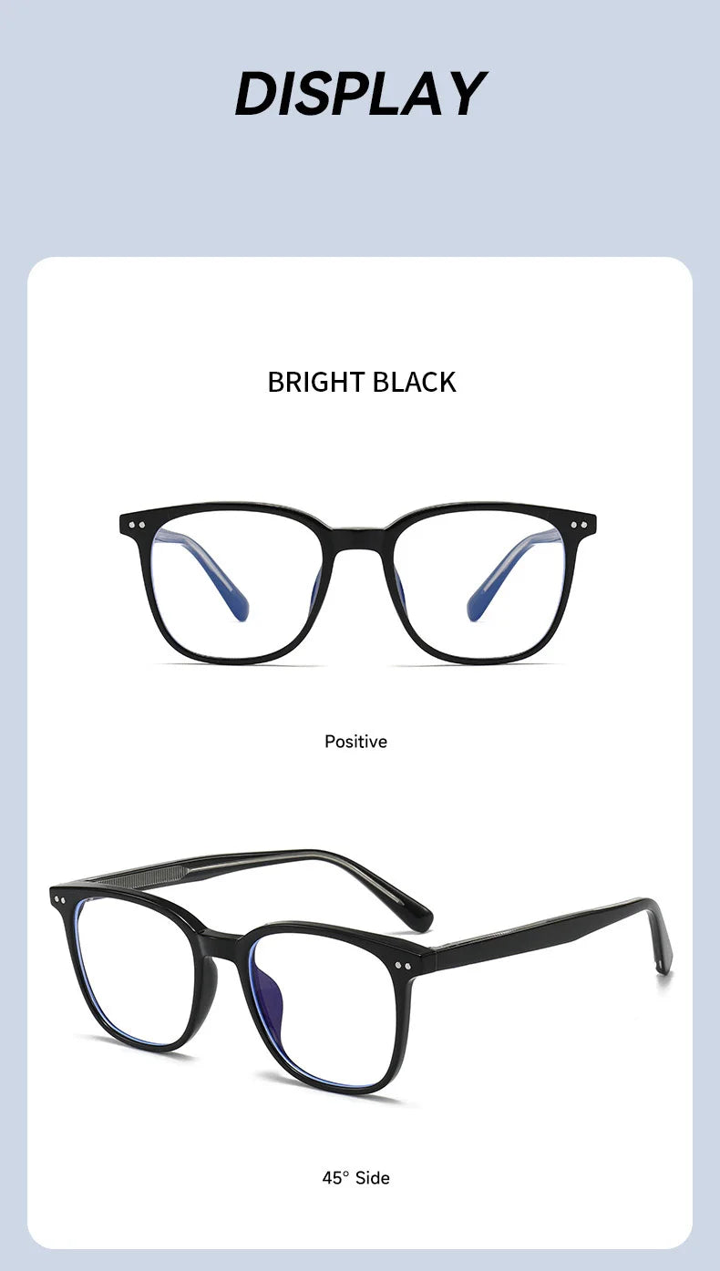 Vintage Square Blue Light Blocking Glasses for Women