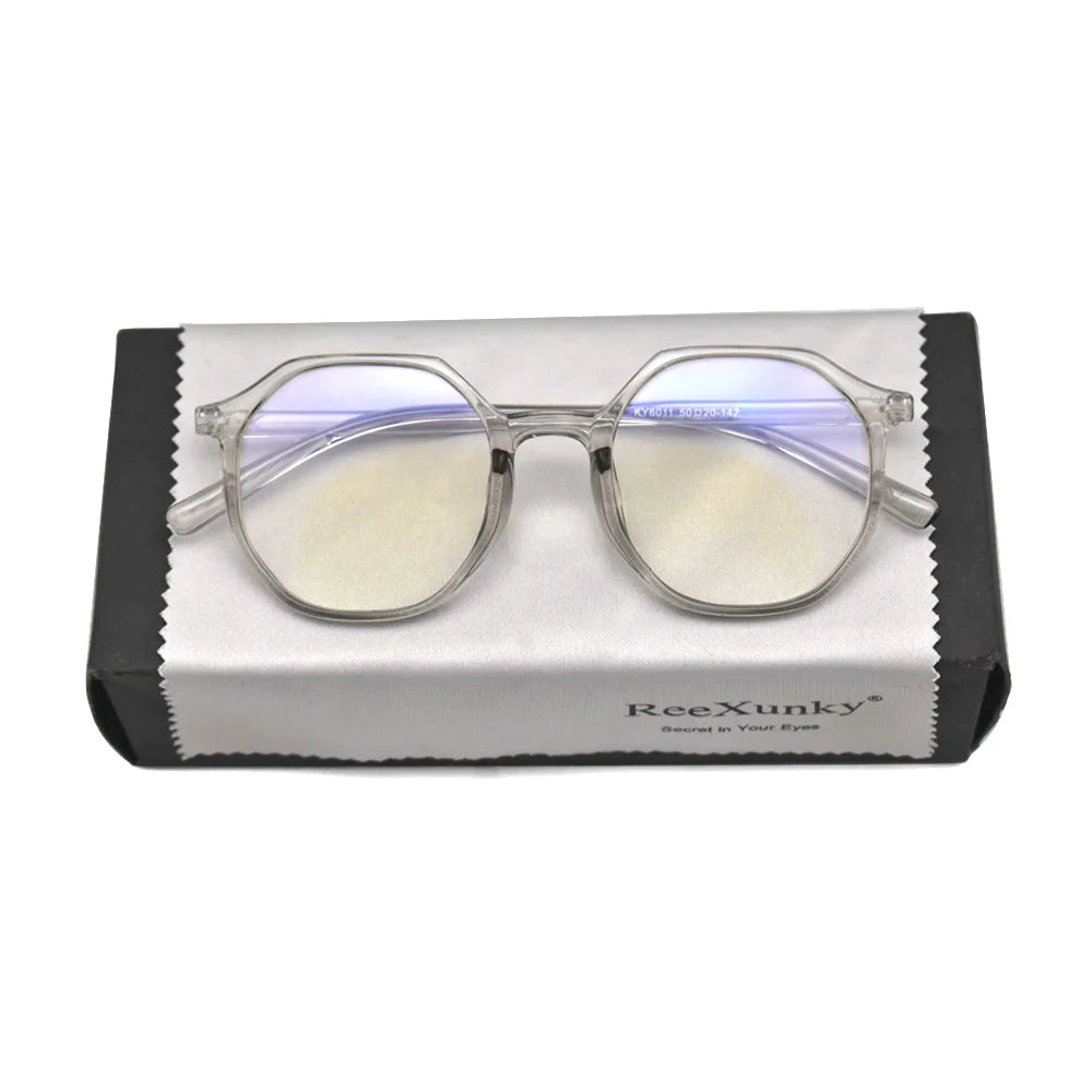 Vintage Round Blue Light Blocking Glasses for Women