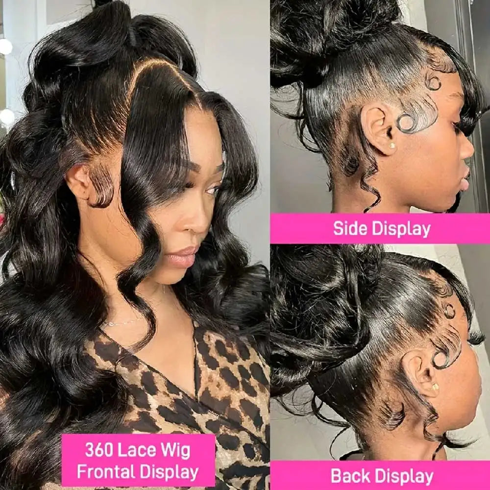 Glueless Brazilian Body Wave Lace Frontal Wig for Women