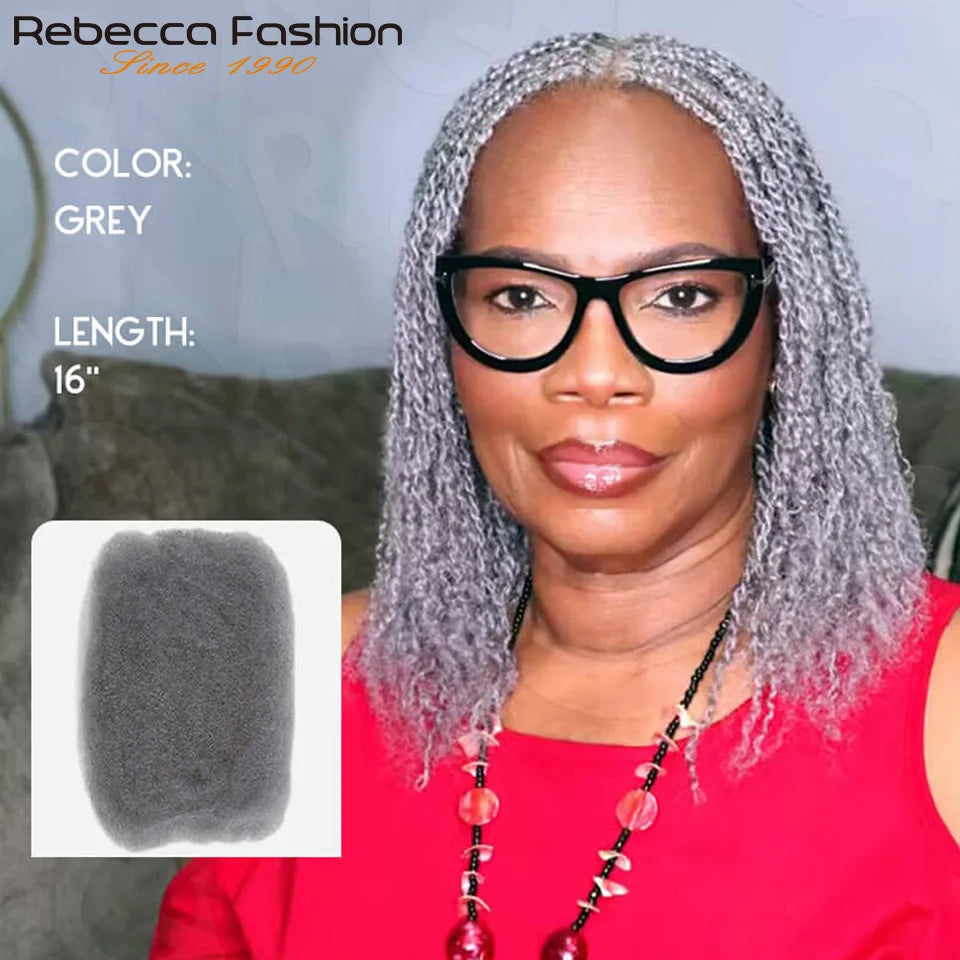 Afro Kinky Bulk Human Hair Loc Extensions for Women