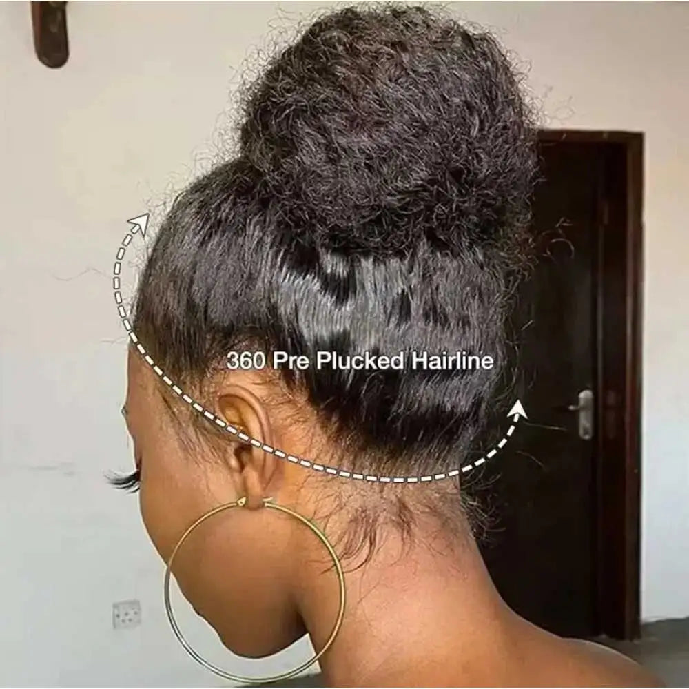 Glueless Deep Curly Brazilian Full Lace Wig For Women