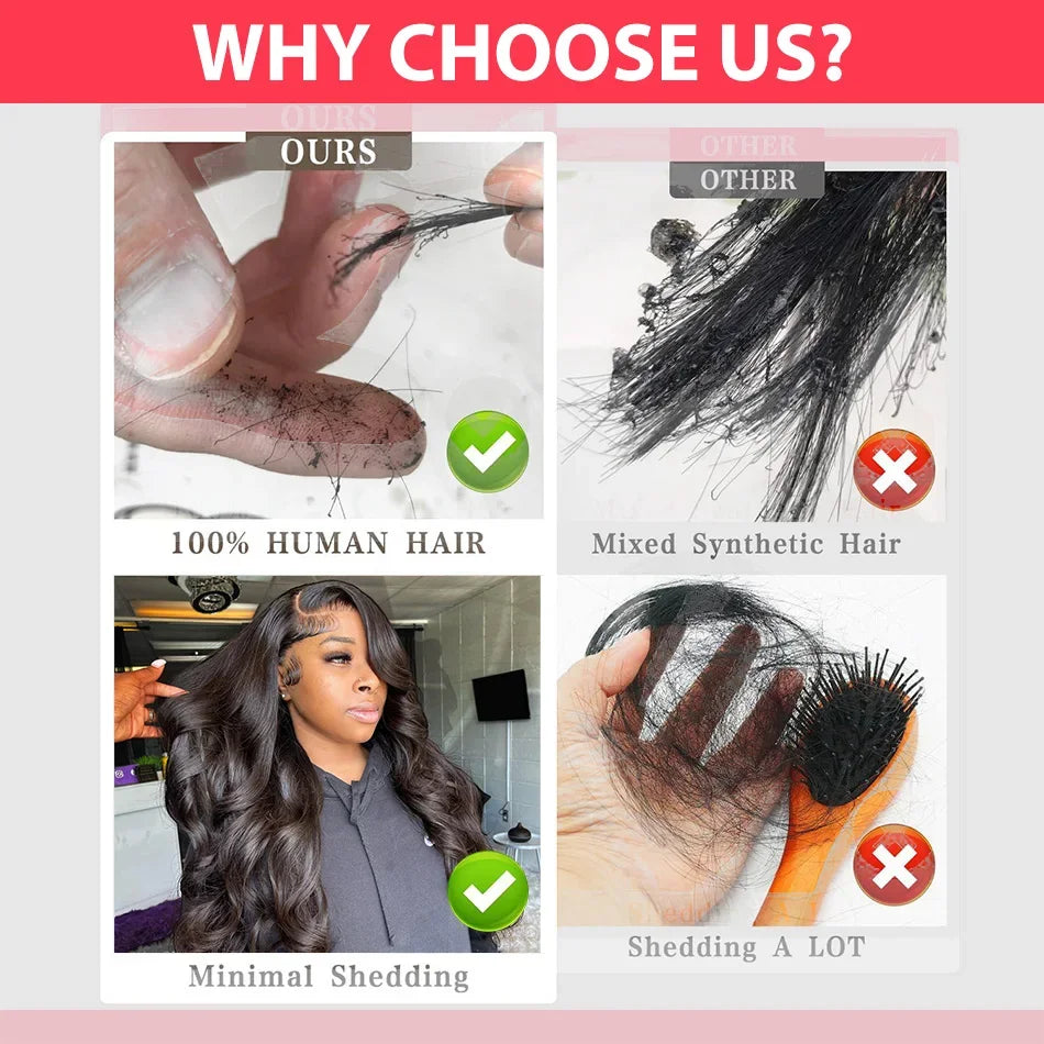 Premium Body Wave Lace Front Human Hair Wig for Women