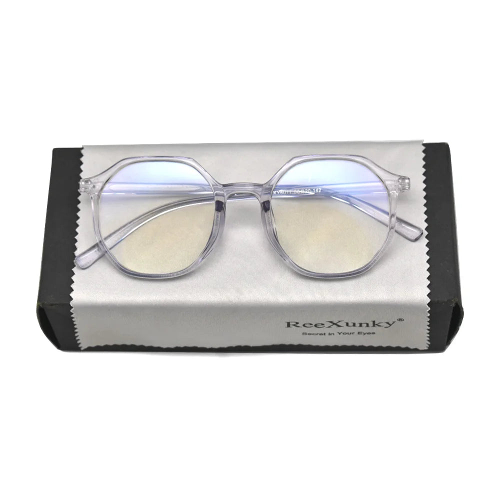 Vintage Round Blue Light Blocking Glasses for Women