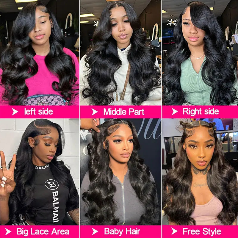 Long Body Wave Lace Front Human Hair Wig for Women