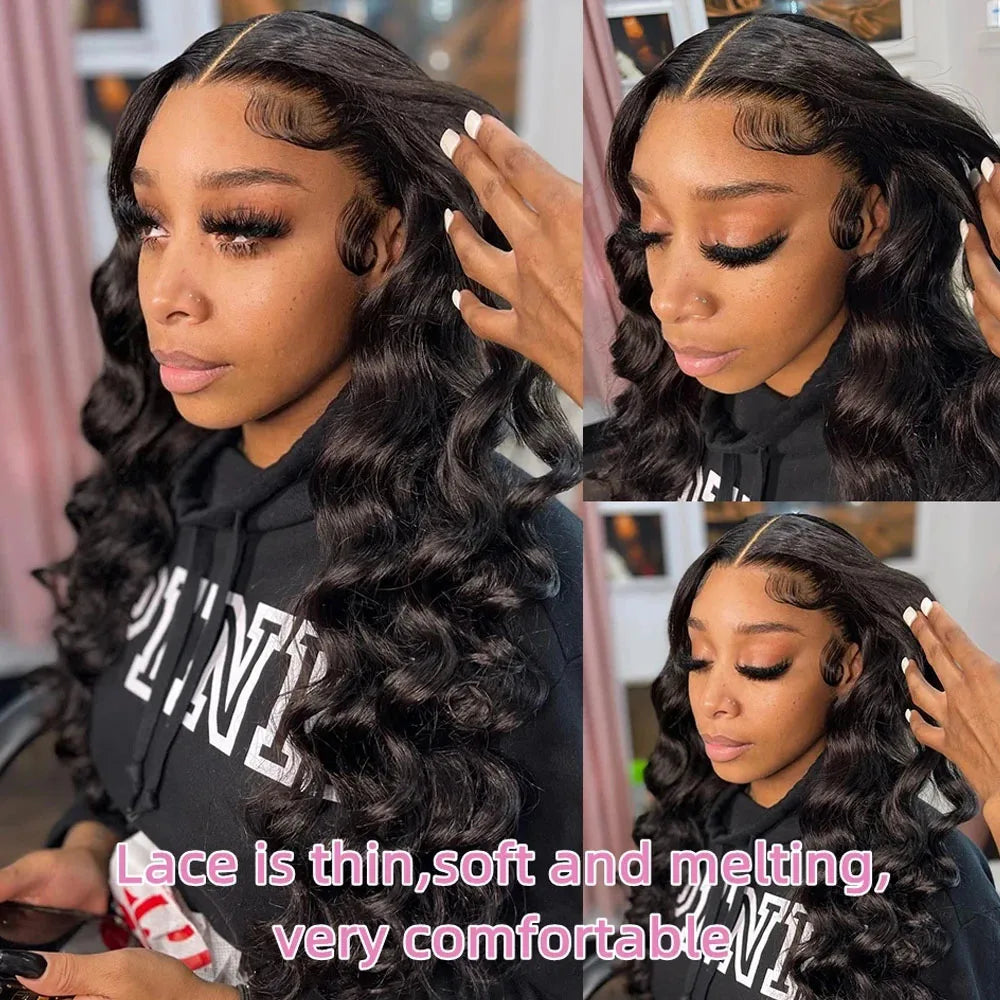 Long Loose Wave Lace Front Human Hair Wig for Women