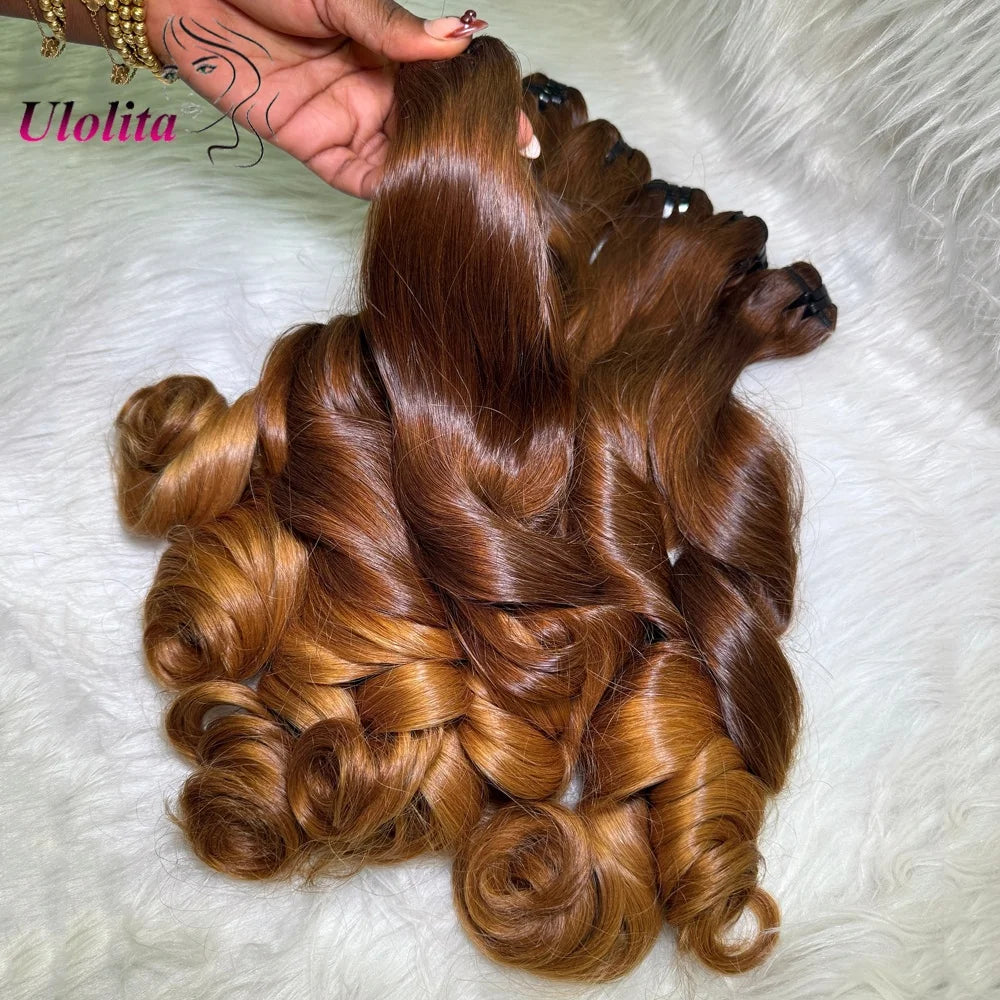 Unprocessed Loose Body Wave Human Hair Bundles for Women