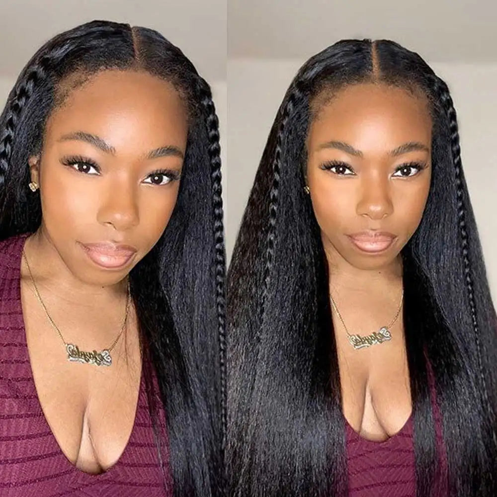 Glueless 360 Lace Frontal Brazilian Human Hair Wig for Women
