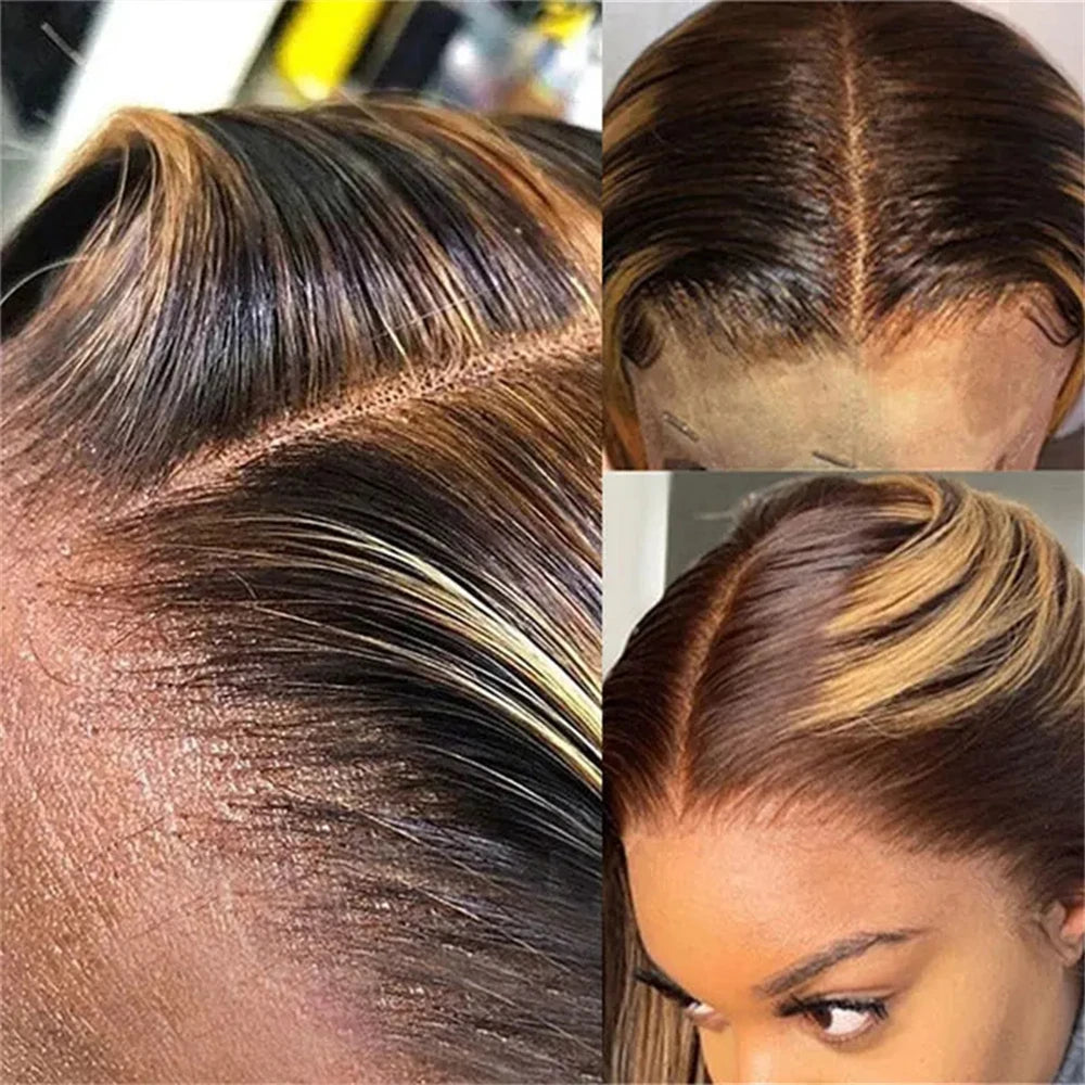 Soft Touch Highlight Body Wave Lace Front Wig for Women