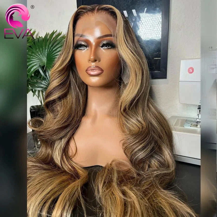 Highlight Wig Human Hair 13x6 HD Lace Frontal Wig 36 Inch Long 5x5 6x6 7x7 HD Lace Closure Wigs Skinlike 100% Real HD Lace Wigs